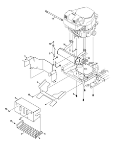 Engine Accessories (Kohler Confidant) Diagram and Parts List for Z-FORCELZ48 (53ATDAGB-53ATDAGB050)(2015) Cub Cadet Lawn Tractor